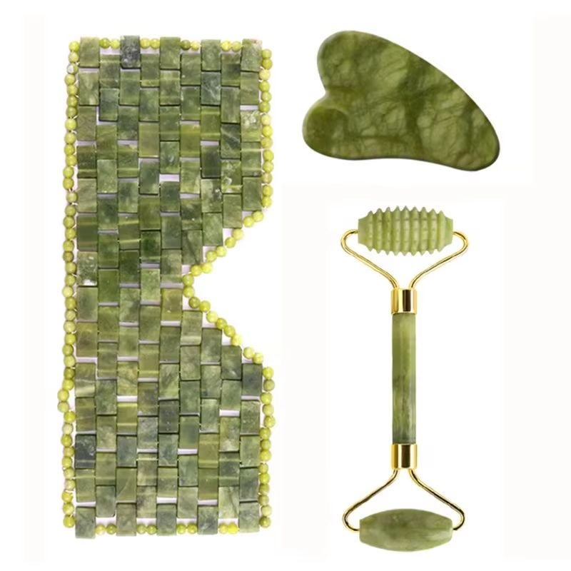 Jade Roller Stone - Máscara Facial de Jade Massageador Facial