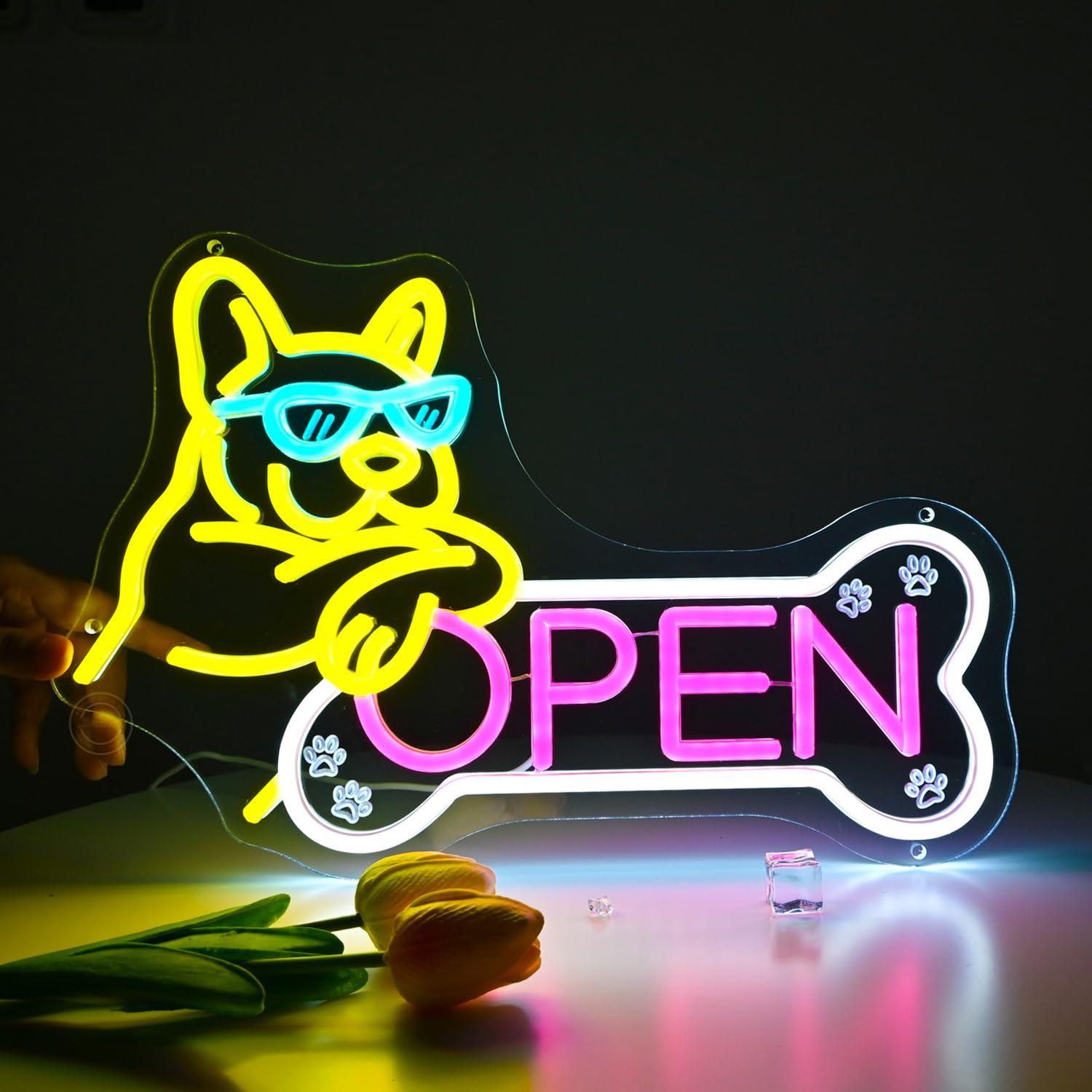 Spa & Wellness Hotel Paradiso - Letreiro Neon Aberto para Pet Shop,