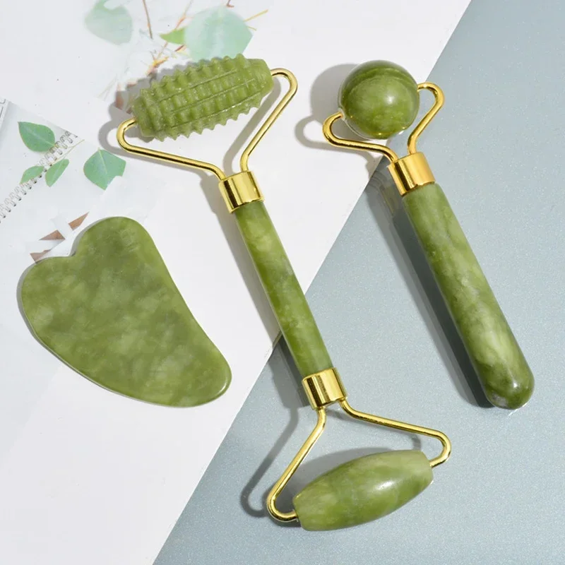 Jade Roller Stone - Rolo de Jade Natural para o