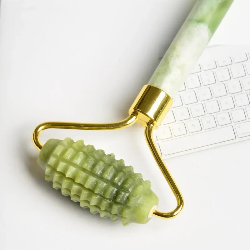 Conjunto de rolo de massagem d - Jade Roller Stone avaliação e preço