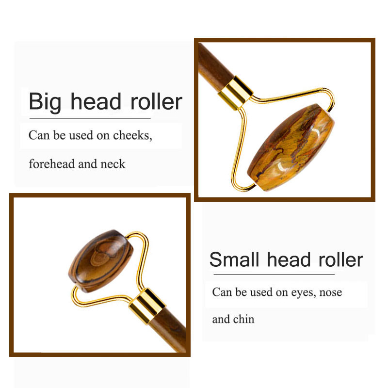 Rolo de jade olho de tigre nat - Jade Roller Stone avaliação e preço
