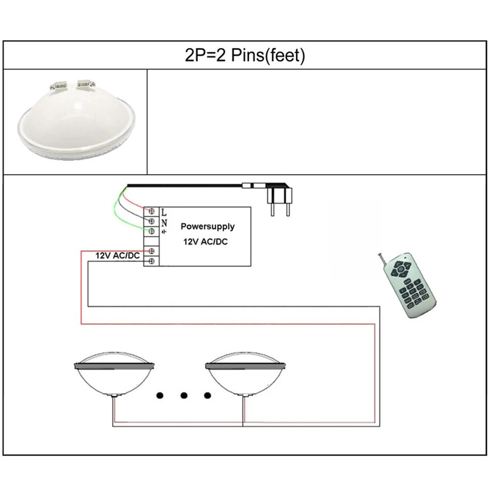 12w par56 rgb led luzes subaqu - Xy Spa & Wellness George Town avaliação e preço