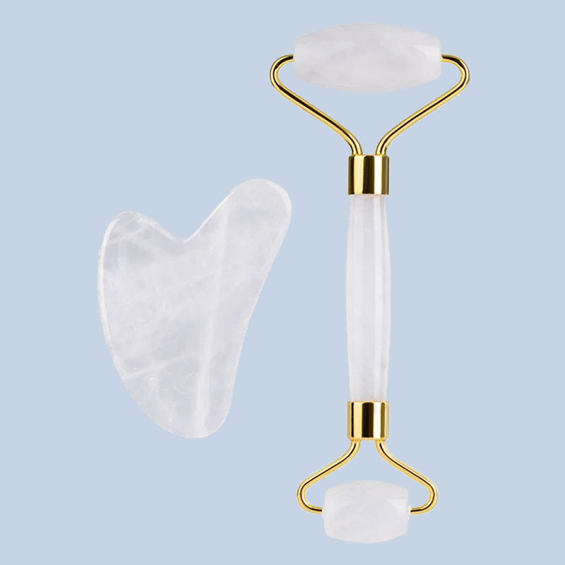 Rolo de massagem facial de cri - Jade Roller Stone avaliação e preço