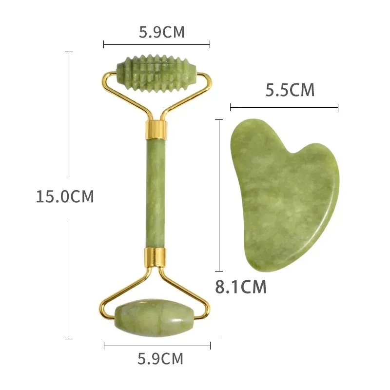 Natural xiuyan jade máscara fa - Jade Roller Stone avaliação e preço